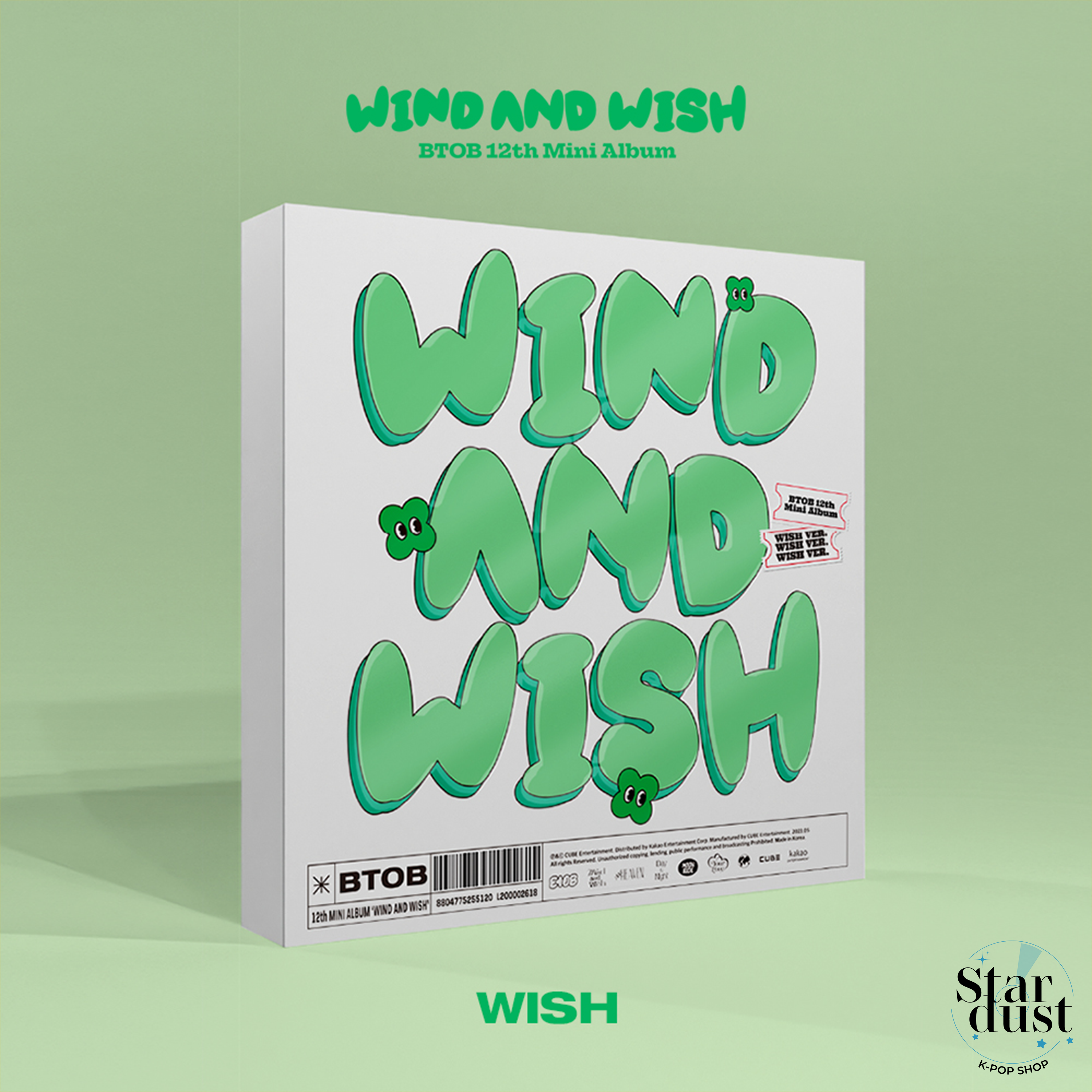BTOB - WIND AND WISH [12th Mini Album] - Stardust K-pop Shop