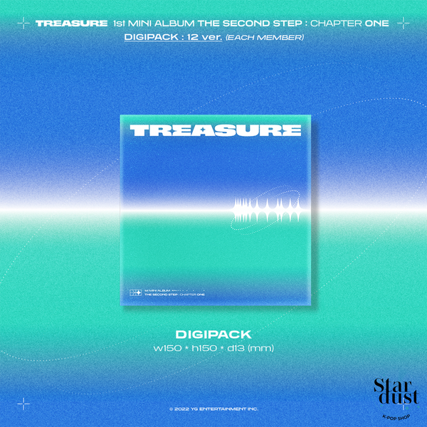 TREASURE - THE SECOND STEP: CHAPTER ONE [1st Mini Album] Digipack Ver.