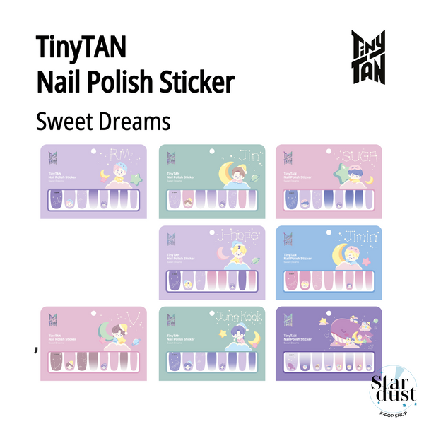 TINYTAN (BTS) - NAIL POLISH STICKER [SWEET DREAMS]