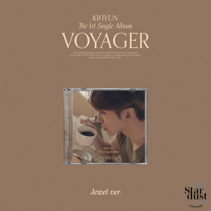 Kihyun Voyager 1st Single Album Jewel Case version cover