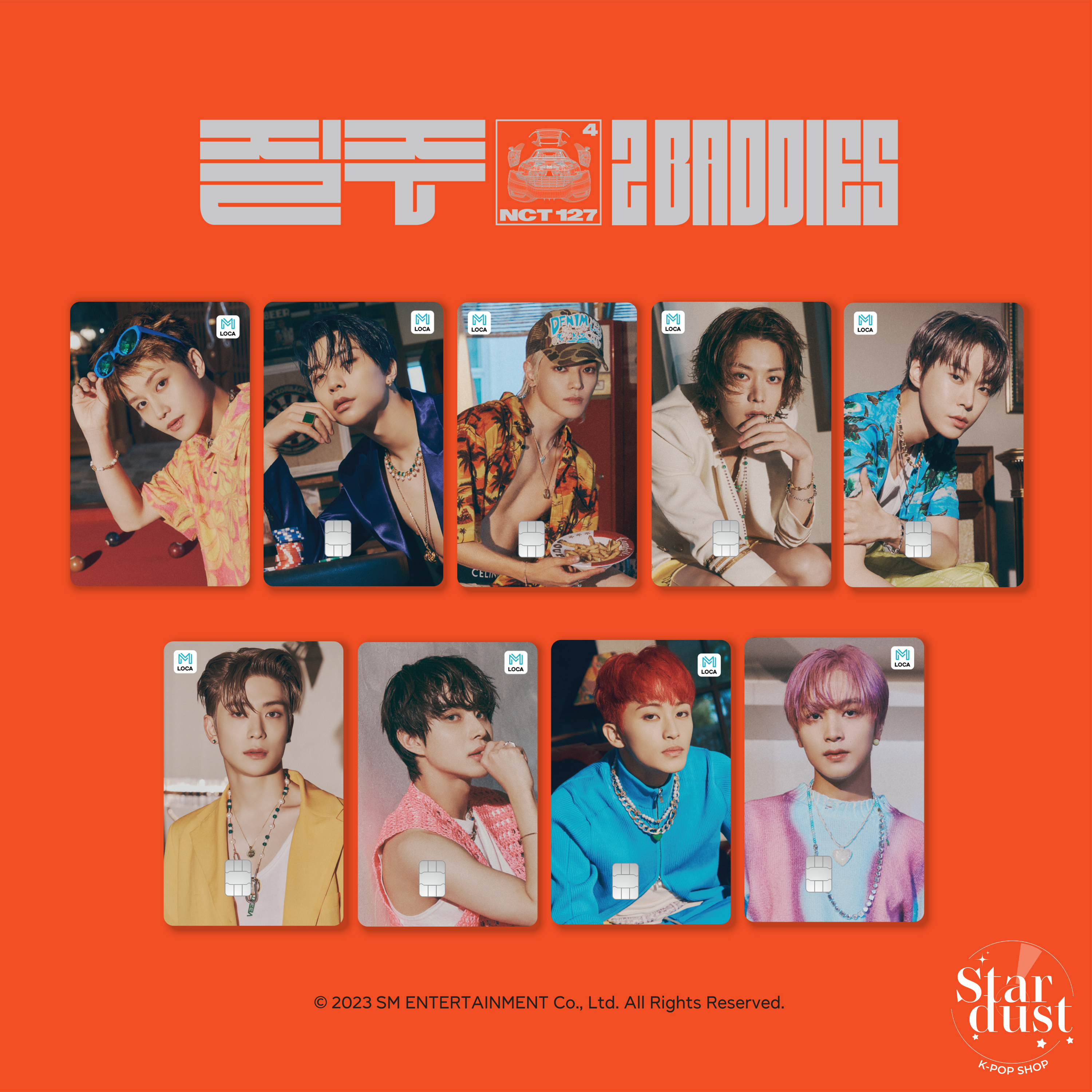 NCT 127 - 2 BADDIES LOCAMOBILITY CARD - Stardust K-pop Shop