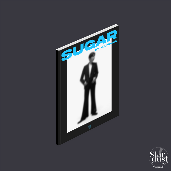 Youngjae Sugar 2nd Mini Album Black version cover