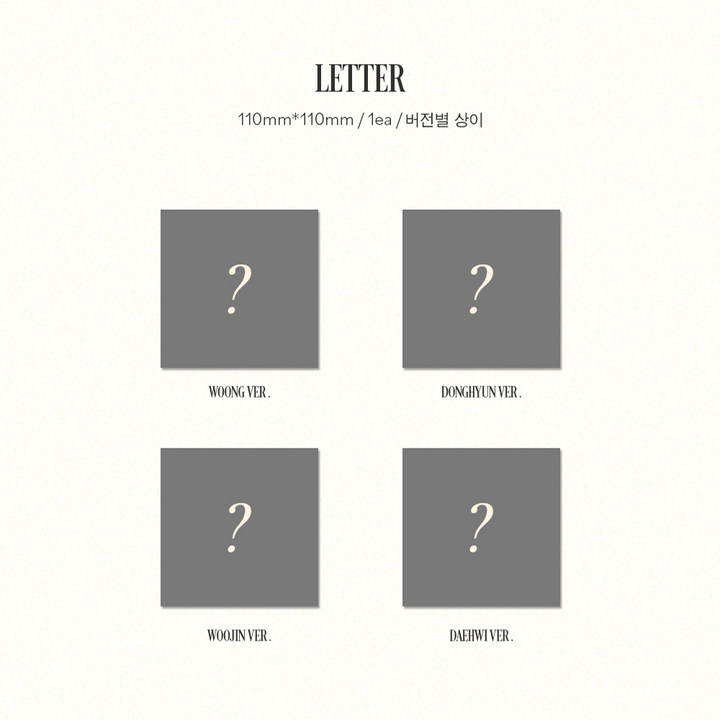AB6IX Complete With You Special Album cover letter